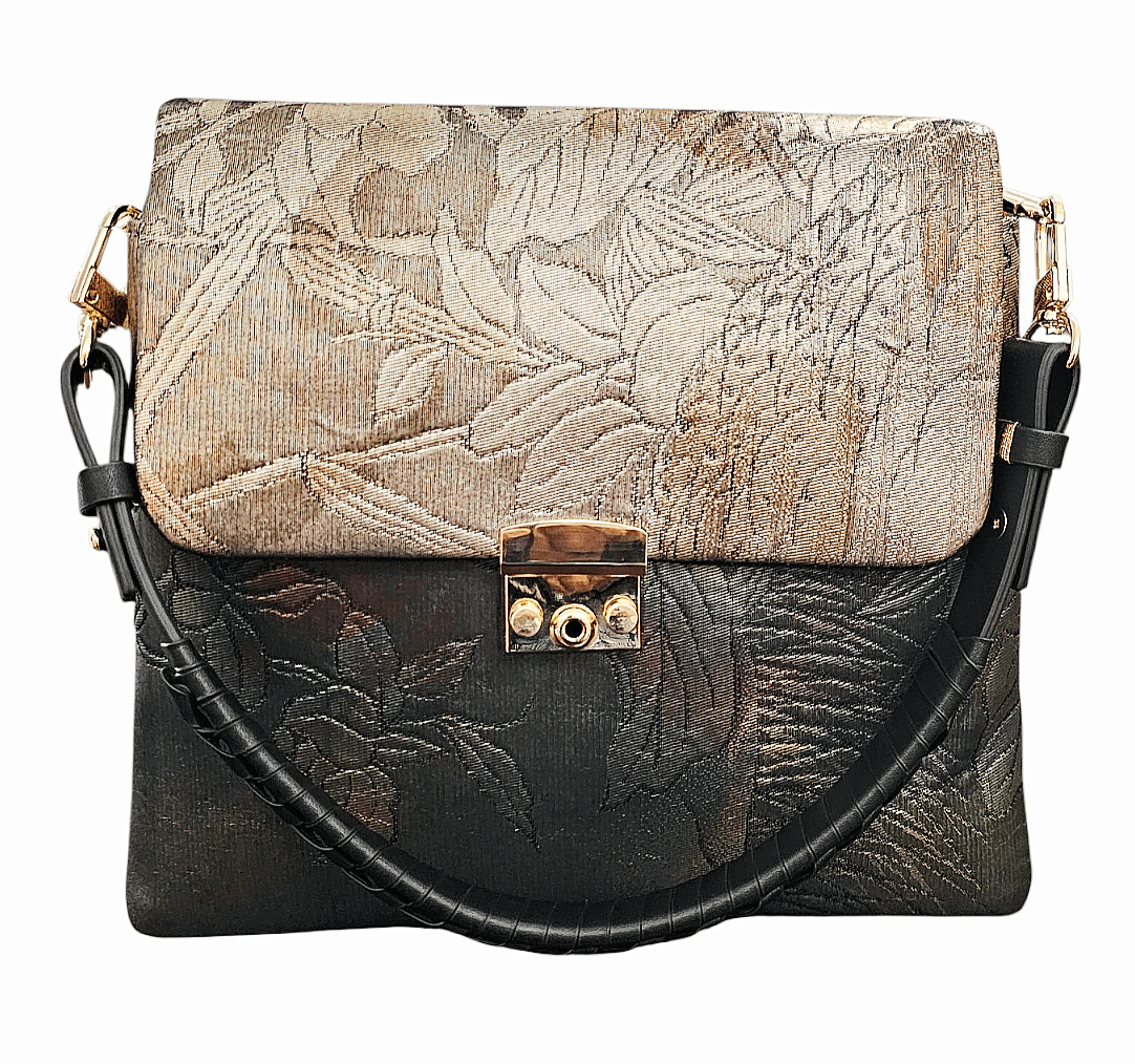 Brown Silver Metallic Diana