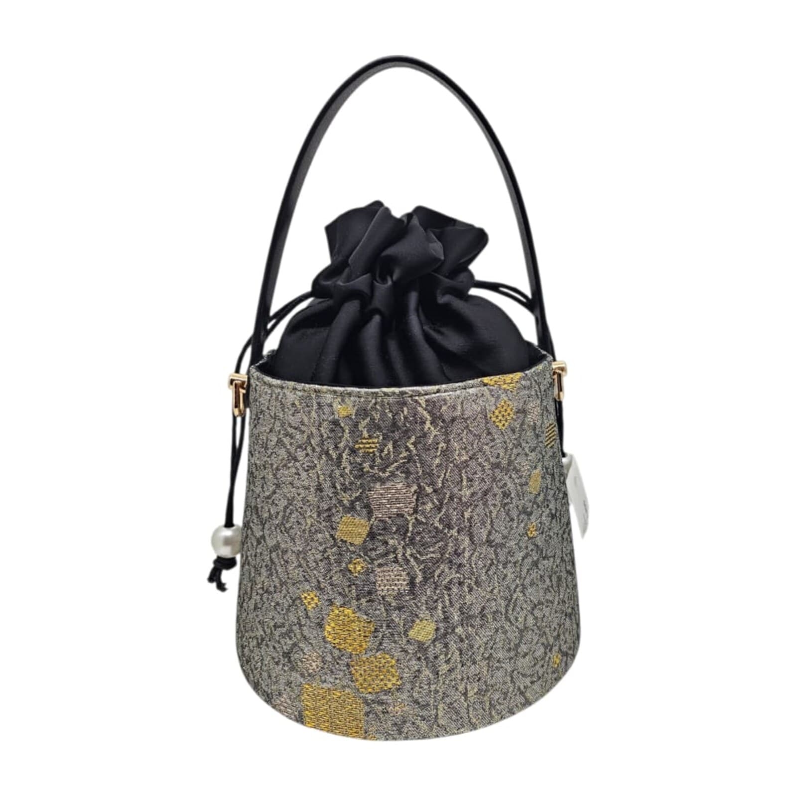 Grey Gold Squares